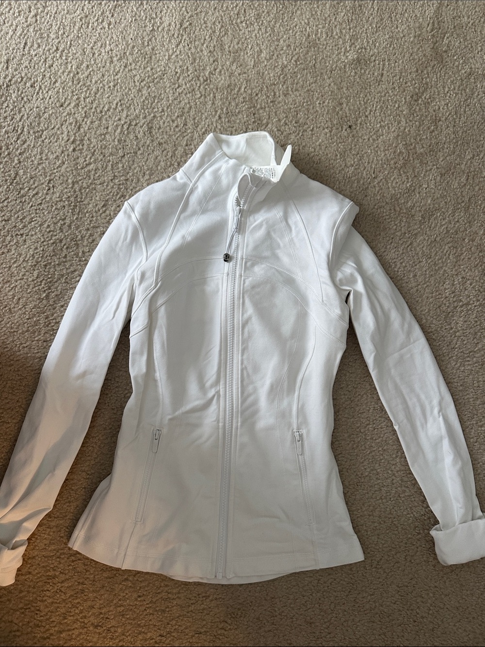 Lululemon White Define Jacket